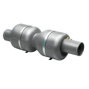 Глушитель пластиковый Vetus Ø90мм, с заслонкой (арт. MV090)