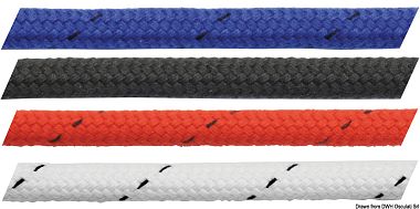 Трос MARLOW Mattbraid красный из ворсистого полиэфира 200 м диаметр 12 мм