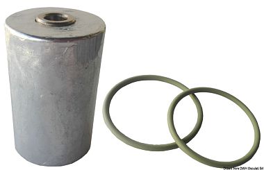 Алюминиевый анод для выхлопной трубы Volvo DPH/DPR (арт. 43.233.01 / 21868041 - 21700154)