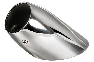 Усеченно-овальное основание для релинга 45° 30 мм