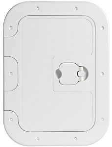 Люк инспекционный водонепроницаемый Splash-Proof 160° 280x380мм белый