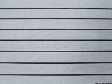 Самоклеящееся покрытие Eva Faux Teak для палуб из ЭВА с отделкой под тик 2400x1200x6 мм цвет серый (арт. 65.909.02)