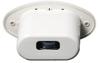 Горн убираемый врезной в белом пластиковом корпусе 12 В 100 дБ 125 х 66 х 80 мм (арт. 21.102.05)