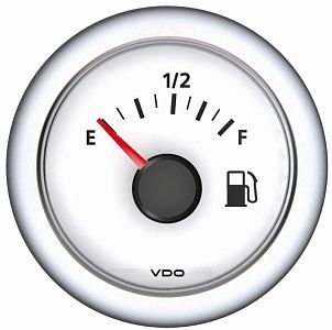 Индикатор уровня топлива 10/180 Ом, белого цвета (арт. 27.482.01)