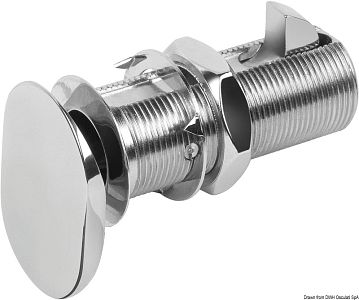 Пружинная защелка запор Flush Lock с овальной кнопкой, тип A (арт. 38.179.40)