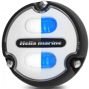 Cветильник подводный Hella Marine Apelo A1 12/24В 1800лм 5000К, синий/белый, белая линза (арт. 2LT 016 145-011)