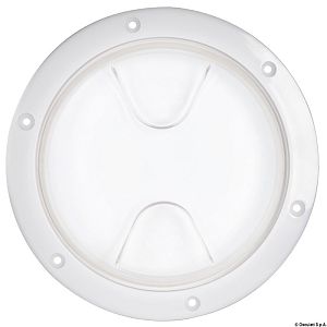 Инспекционный люк Ø152/205мм из прозрачного пластика герметичный