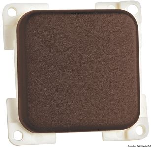 CBE MCN/M выключатель одноклавишный проходной из коричневого пластика 12 / 24 В для включения света 