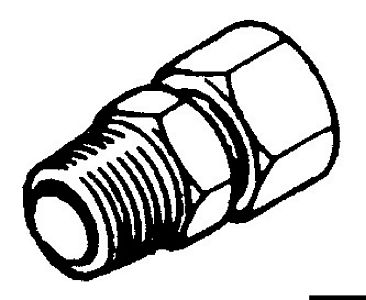 Прямой фитинг 3/8" для насосов Ultraflex (арт. 45.290.32)