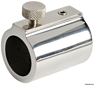 Соединитель для труб Ø22/25мм из полированной нержавеющей стали AISI316