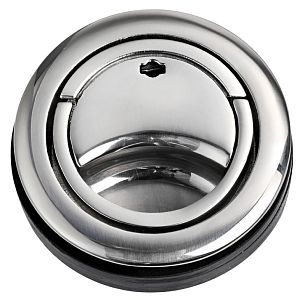 Ручка с защелкой для люков/пайолов Eclipse Push Lock с замком Ø60мм из нержавеющей стали AISI316 (арт. 38.163.02)