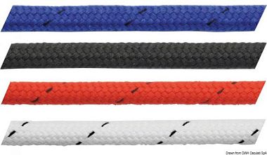 Трос Marlow Mattbraid синий из ворсистого полиэфира 200 м, диаметр 4 мм (арт. 06.435.04BL)