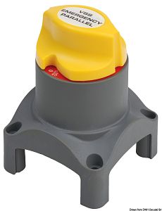 Коммутатор зарядки аккумуляторных батарей 275 А, 12/24 В, 67x67x95 мм (арт. 14.386.10)