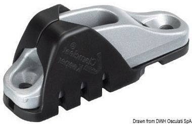 Ацетальный фиксатор шкота Clamcleat CL814 3-6 мм для стопоров CL203 и Mk1 Juniors