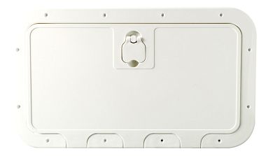 Люк инспекционный водонепроницаемый Splash-Proof 350x600мм со съемной крышкой чёрный