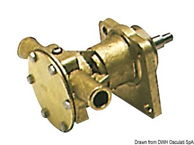 Помпа Nauco FPR0012 патрубок 20 мм для моторов Perkins 3/4 цилиндровых