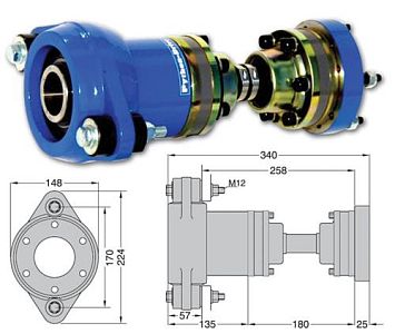 ШРУС Python Drive P110-S комплект для вала 35/45 мм (арт. P110-S)