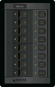 Панель 360 с 8-ю переключателями-предохранителями переменного тока (арт. 1229)