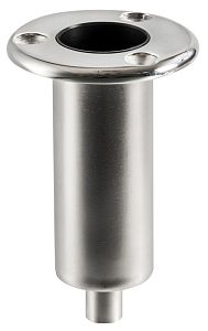 Врезное основание из нержавеющей стали 42 - 80 мм для телескопической душевой стойки Rocky