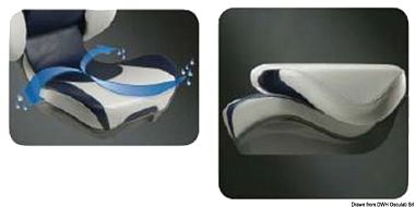 Откидное сиденье ATTWOOD Centric II эргономичной формы 546 х 483 х 600 мм без обивки