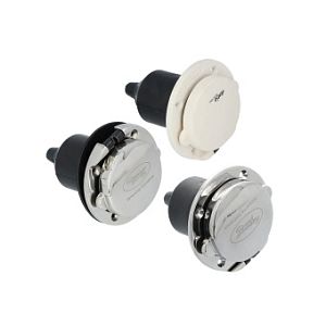 Розетка берегового питания WP-Shore 16 A, нержавеющая сталь, с крышкой (арт. 50214684)