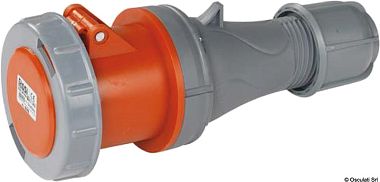 Mennekes PowerTOP plus 3425 Розетка пятиполюсная с защитной крышкой 63А 400B IP67 для подключения к береговой сети (арт. 14.336.03)