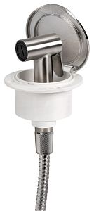 Палубный душ Classic Evo с нержавеющей лейкой Tiger со стальным шлангом 4 м и стальной крышкой