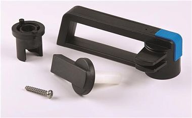 Комплект левой ручки Gebo в сборе для люка 620х620мм (арт. 089.65.04.00)