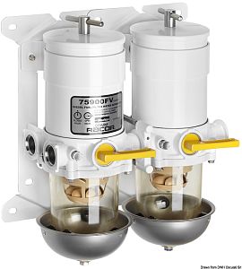 Спаренный фильтр для дизельного топлива RACOR 75/1000/MA 1080-1363л/ч 30мкм 559x406x254мм с переключ