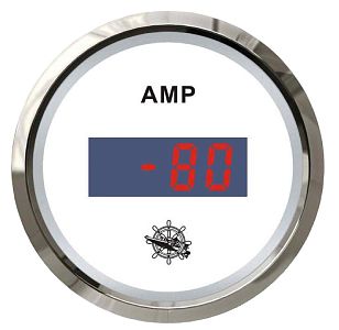 Цифровой амперметр с шунтом, белый/глянцевый (арт. 27.322.44)