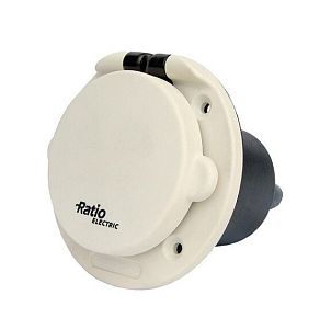 Розетка берегового питания Vetus 16А IP56 пластик (арт. EOSPW16W)