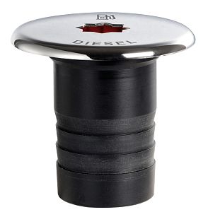 Заливная горловина Clever для дизеля под шланг Ø50мм 80мм из полимера и нержавеющей стали (арт. 20.463.03)