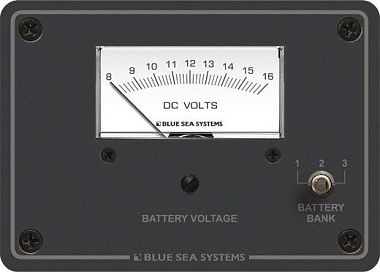 Аналоговая панель вольтметра постоянного тока - 8 до 16V DC (арт. 8015)