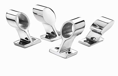 Опора поручня промежуточная Vetus V-quipment для трубы Ø25мм 60° нержавеющая сталь (арт. STEUN25M)