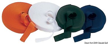 Ремень из белого полипропилена 50 мм для использования в качестве ножных упоров (100 м)