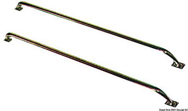 Перила из нержавеющей стали 100x18 см (арт. 41.682.00)