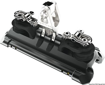 Картридж для главного шкотa размер 2 с подъёмным механизмом, шкивами для управления и бекетом