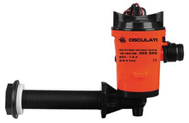 Центробежный компрессор Europump для аэрирования емкостей с уловом 12 В 38 л/мин 3 A наклонный 90°