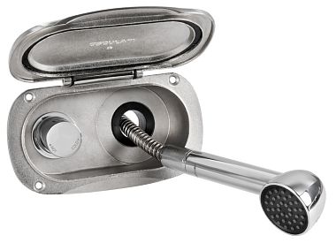 Палубный душ Elissa со смесителем и лейкой Keji II Continuum Flow и армированным шлангом из ПВХ 2.5 