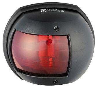 Бортовой огонь Sphera Design Maxi 20 красный 112,5° 12 В, 15 Вт, 130x65x115 мм, в чёрном корпусе (арт. 11.411.01)