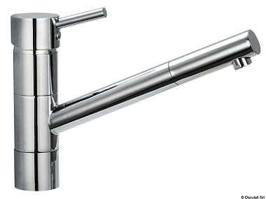 Смеситель Diana с длинным поворотным изливом для кухонных моек
