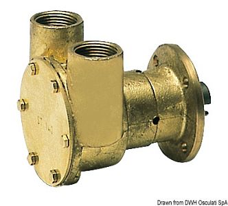 Помпа NAUCO FPR043 с фланцем патрубки 3/4"