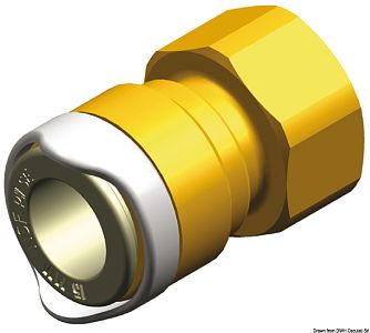 Переходник WHALE с внутренней резьбой 1/2" BSP латунь