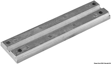 Цинковый анод Mercury Mariner 818298A1 для подвесного мотора 30/200 л.с. 195x52x12 мм (арт. 43.434.10 / 818298A1)