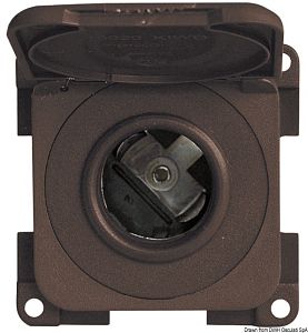 CBE MP12AC/M Розетка из коричневого пластика для телефона или прикуривателя 12 / 24 В