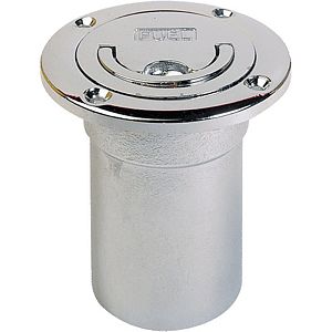 Горловина палубная заливная Vetus V-quipment FUEL для шланга Ø38мм, крышка Ø85мм (арт. FCAPDF38)