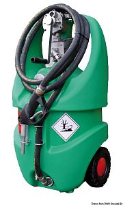 Передвижная емкость из полиэтилена для транспортировки бензина сертифицированная ADR объем 55 л (арт. 18.405.05)