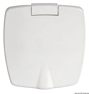 Простая крышка для душа New Edge белого цвета (арт. 15.900.11)