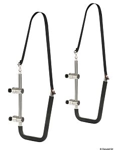 Держатель для sup-доски или трапа-сходни из нержавеющей стали 230х115 мм (арт. 42.365.00)