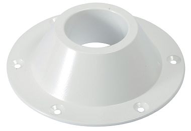 Запасная алюминиевая опора белая для ножек стола 165 мм